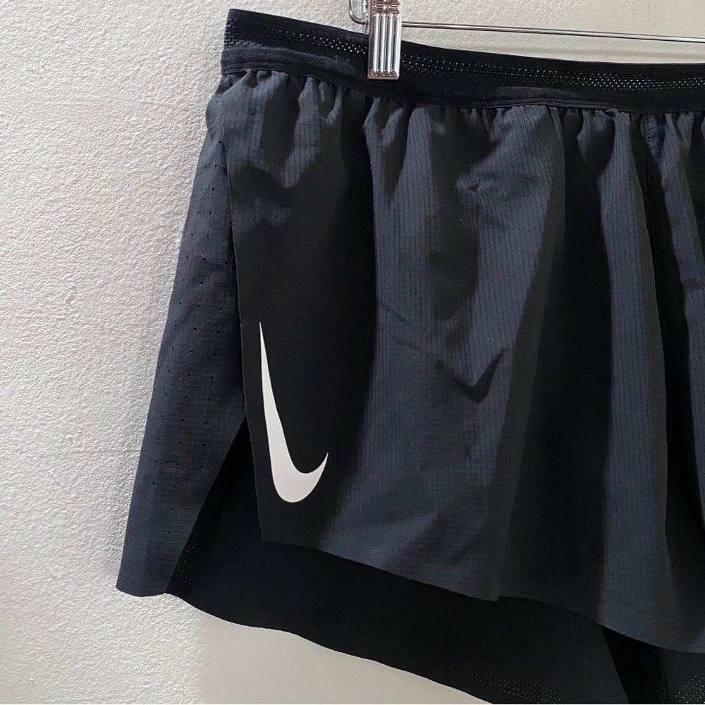 NIKE AeroSwift Dri-FIT ADV 2" Inseam Running Shorts Men's XL CJ7837 Black - Picture 2 of 7